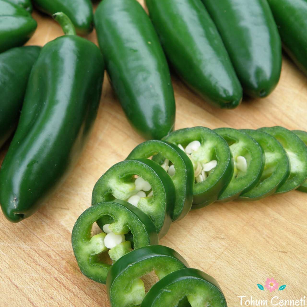 Orta Acı Jalapeno Biber Tohumu (50 Tohum)