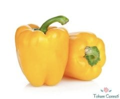 Sarı Renkli Tatlı Dolmalık Biber Tohumu (50 Tohum)